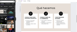 Agrega contenido a tu web en canva