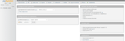 Aquí puedes visualizar tus bases de datos creados previamente